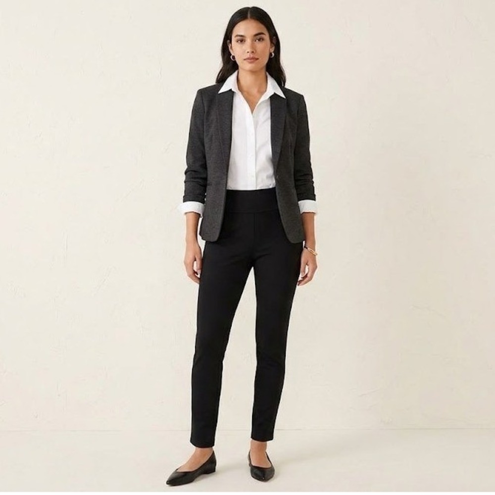 INC International Concepts Black‎ Mid-Rise Skinny Pants Women's Size 8 NWT